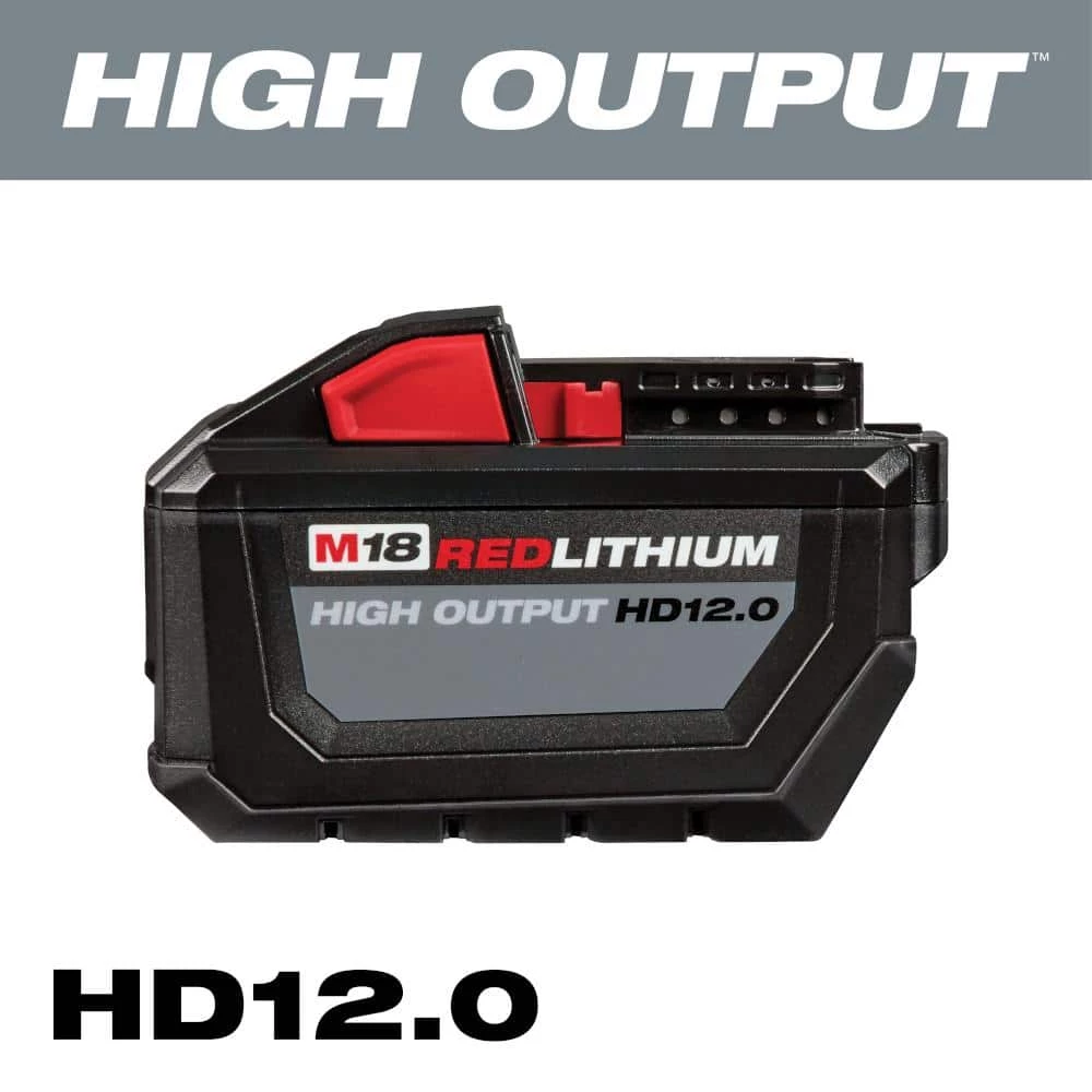 Milwaukee M18 18-Volt Lithium-Ion High Output 12.0Ah Battery Pack 3 Milwaukee M18 18-Volt Lithium-Ion High Output 12.0Ah Battery Pack