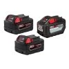 Milwaukee M18 18-Volt Lithium-Ion High Output 12.0Ah Battery with Two 5.0Ah Batteries (3-Pack) 2 Milwaukee M18 18-Volt Lithium-Ion High Output 12.0Ah Battery with Two 5.0Ah Batteries (3-Pack) -Outdoor Power Equipment Sales Store milwaukee outdoor power batteries chargers 48 11 1812p5 64 1000 1