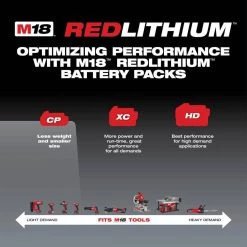 Milwaukee M18 18-Volt 2.0 Ah Lithium-Ion Compact Battery -Outdoor Power Equipment Sales Store milwaukee outdoor power batteries chargers 48 11 1820 40 1000