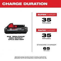 Milwaukee M18 18-Volt Lithium-Ion HIGH OUTPUT CP 3.0 Ah Battery Pack (4-Pack) -Outdoor Power Equipment Sales Store milwaukee outdoor power batteries chargers 48 11 1837 48 11 1837 1d 1000