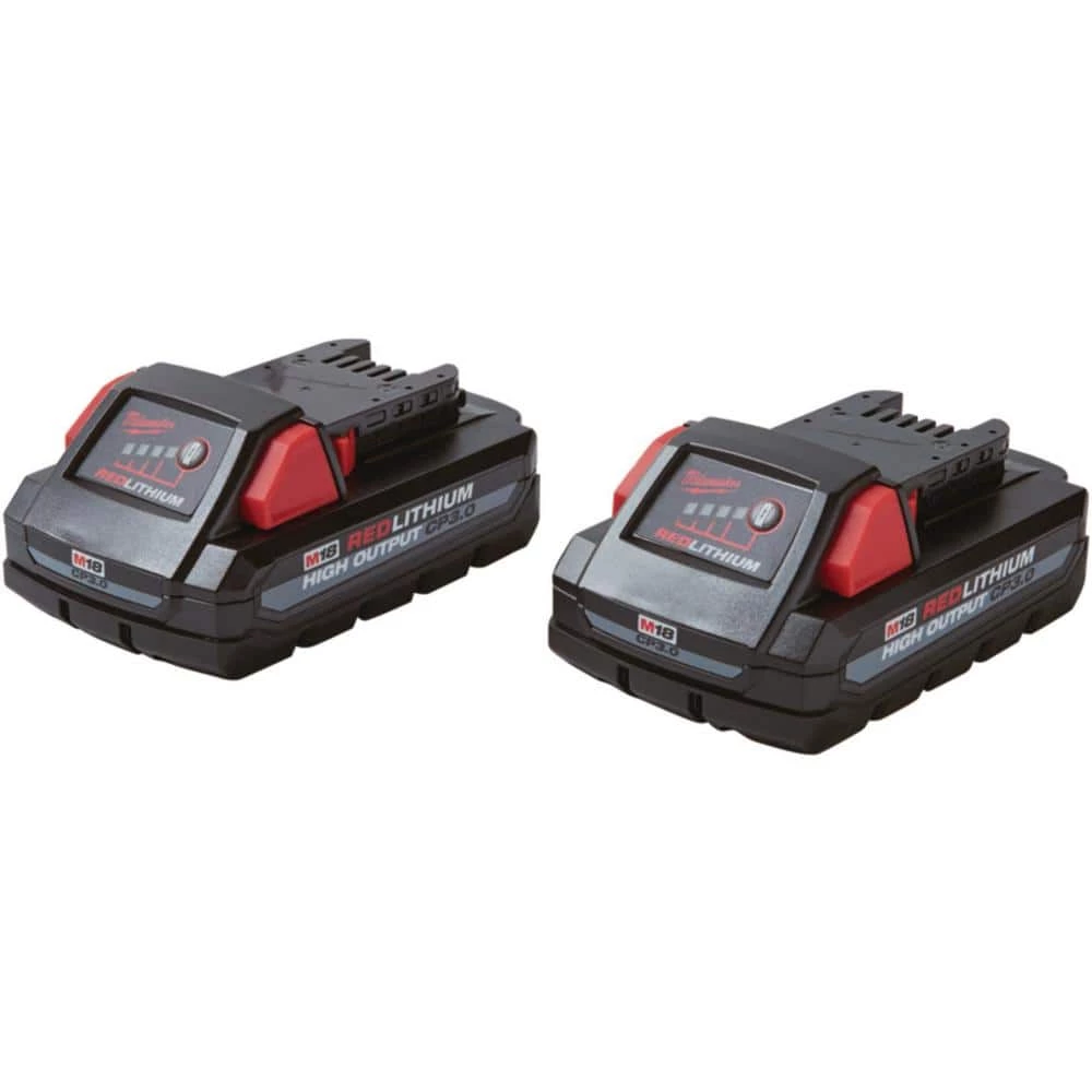 Milwaukee M18 18-Volt Lithium-Ion HIGH OUTPUT CP 3.0 Ah Battery Pack (4-Pack) 8 Milwaukee M18 18-Volt Lithium-Ion HIGH OUTPUT CP 3.0 Ah Battery Pack (4-Pack) - Image 6