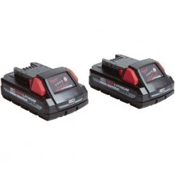 Milwaukee M18 18-Volt Lithium-Ion HIGH OUTPUT CP 3.0 Ah Battery Pack (4-Pack) -Outdoor Power Equipment Sales Store milwaukee outdoor power batteries chargers 48 11 1837 48 11 1837 76 1000