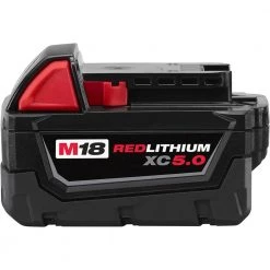 Milwaukee M18 18-Volt Lithium-Ion XC Extended Capacity Battery Pack 5.0Ah (4-Pack) -Outdoor Power Equipment Sales Store milwaukee outdoor power batteries chargers 48 11 1852 fa 1000