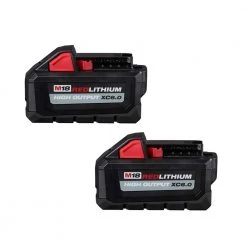 Milwaukee M18 18-Volt Lithium-Ion High Output 6.0Ah and 3.0Ah Battery Pack (4-Pack) -Outdoor Power Equipment Sales Store milwaukee outdoor power batteries chargers 48 11 1862 48 11 1837 fa 1000