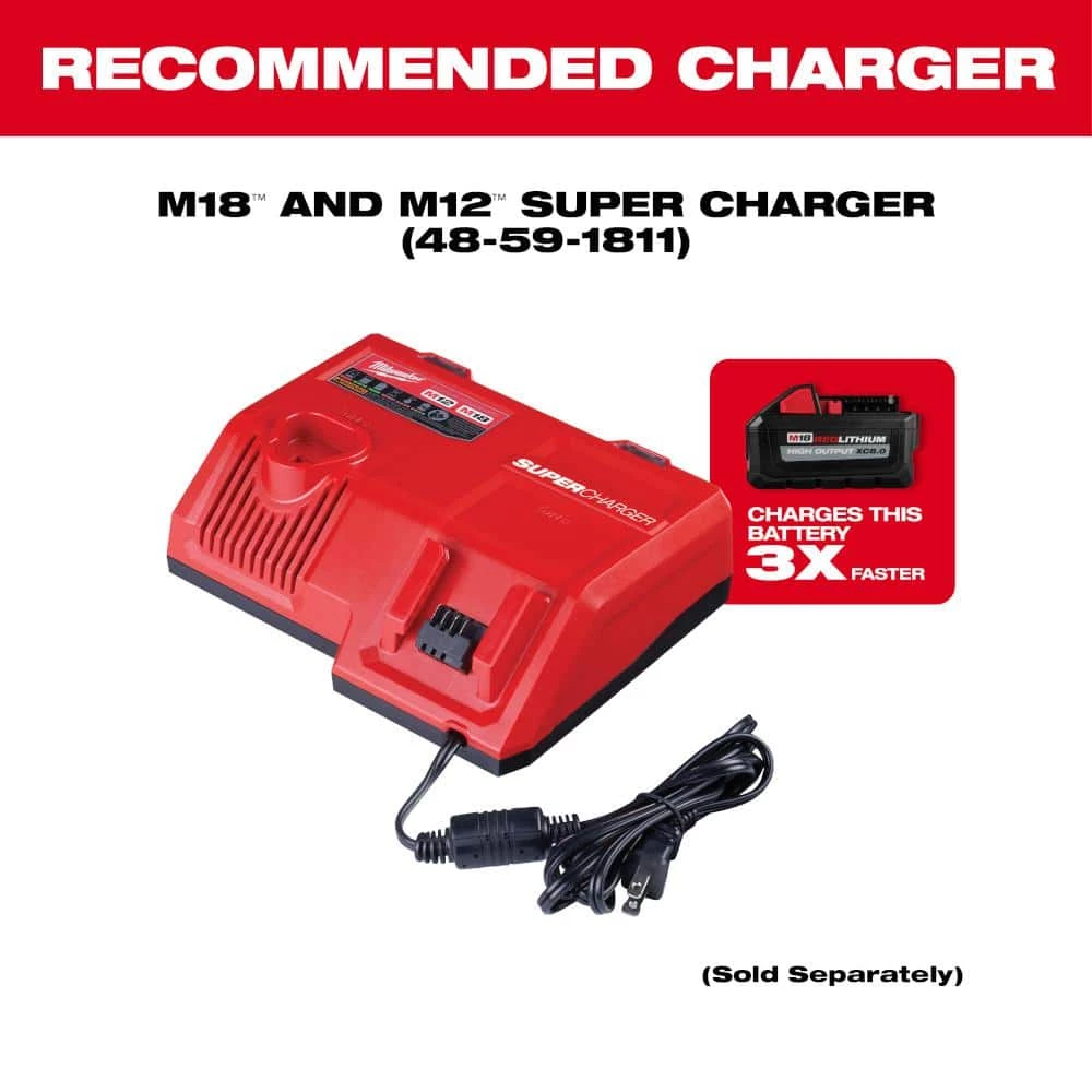 Milwaukee M18 18-Volt Lithium-Ion HIGH OUTPUT XC 8.0 Ah Battery 7 Milwaukee M18 18-Volt Lithium-Ion HIGH OUTPUT XC 8.0 Ah Battery - Image 5