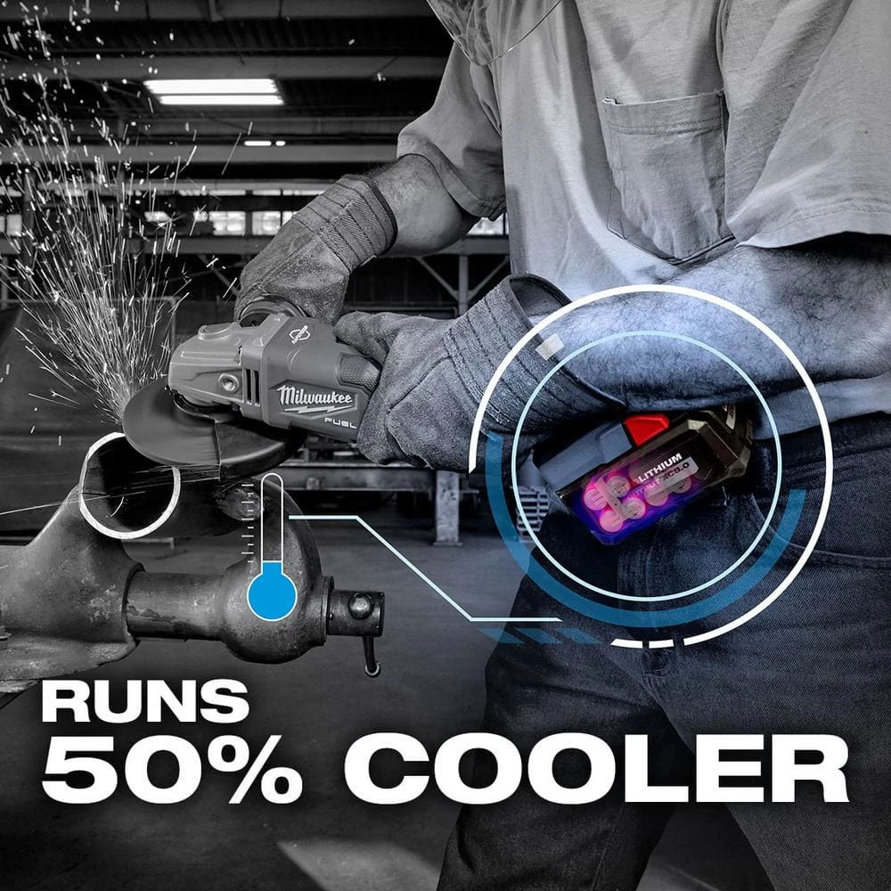 Milwaukee M18 18-Volt Lithium-Ion HIGH OUTPUT XC 8.0 Ah Battery 10 Milwaukee M18 18-Volt Lithium-Ion HIGH OUTPUT XC 8.0 Ah Battery - Image 8