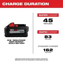 Milwaukee M18 18-Volt Lithium-Ion High Output XC 8.0 Ah Battery (2-Pack) -Outdoor Power Equipment Sales Store milwaukee outdoor power batteries chargers 48 11 1880 48 11 1880 1d 1000