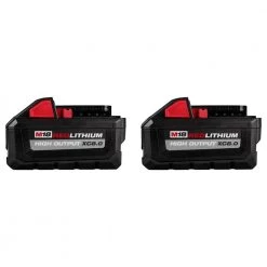 Milwaukee M18 18-Volt Lithium-Ion High Output XC 8.0 Ah Battery (2-Pack)
