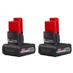 Milwaukee M12 12-Volt Lithium-Ion XC High Output 5 Ah Battery (2-Pack)