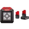 Milwaukee M12 12-Volt Lithium-Ion XC High Output 5.0 Ah Battery Pack W/High Output 2.5 Ah Battery Pack + Rover LED Flood Light -Outdoor Power Equipment Sales Store milwaukee outdoor power batteries chargers 48 11 2452s 2364 20 64 1000