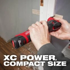 Milwaukee M12 12-Volt Lithium-Ion XC High Output 5.0 Ah Battery Pack W/High Output 2.5 Ah Battery Pack + 3/8 in. Ratchet -Outdoor Power Equipment Sales Store milwaukee outdoor power batteries chargers 48 11 2452s 2457 20 4f 1000