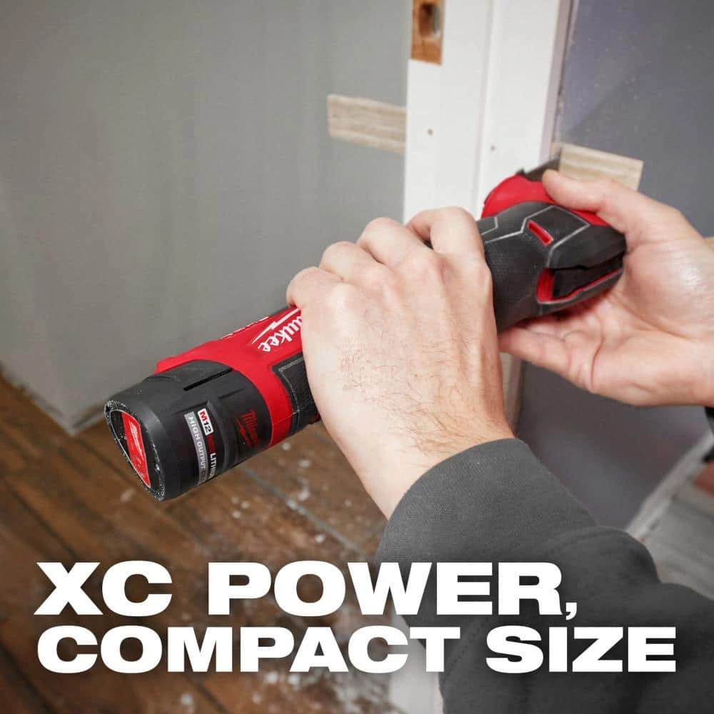 Milwaukee M12 12-Volt Lithium-Ion XC High Output 5.0 Ah Battery Pack W/High Output 2.5 Ah Battery Pack + Soldering Iron 10 Milwaukee M12 12-Volt Lithium-Ion XC High Output 5.0 Ah Battery Pack W/High Output 2.5 Ah Battery Pack + Soldering Iron - Image 8