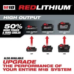 Milwaukee M18 18-Volt Lithium-Ion High Output Battery Pack 12.0 Ah and Rapid Charger Starter Kit -Outdoor Power Equipment Sales Store milwaukee outdoor power batteries chargers 48 59 1200 66 1000