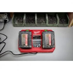 Milwaukee M18 18-Volt Lithium-Ion Dual Bay Rapid Battery Charger with 3.0Ah Battery Pack (2-Pack) 26 Milwaukee M18 18-Volt Lithium-Ion Dual Bay Rapid Battery Charger with 3.0Ah Battery Pack (2-Pack) -Outdoor Power Equipment Sales Store milwaukee outdoor power batteries chargers 48 59 1802 48 11 1837 fa 1000