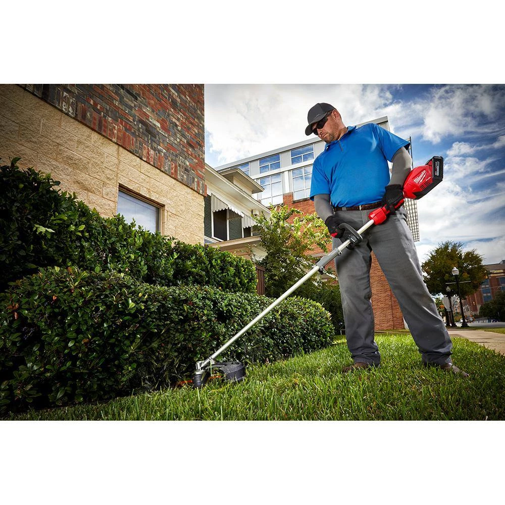 Milwaukee M18 FUEL 18-Volt Brushless Cordless Electric String Trimmer/Blower Combo Kit w/0.080 in. x 150 ft. Line & Edger (3-Tool) 12 Milwaukee M18 FUEL 18-Volt Brushless Cordless Electric String Trimmer/Blower Combo Kit w/0.080 in. x 150 ft. Line & Edger (3-Tool) - Image 10