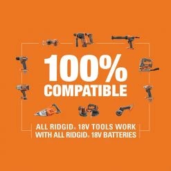 RIDGID 18V Lithium-Ion 4.0 Ah Battery (2-Pack) -Outdoor Power Equipment Sales Store ridgid outdoor power batteries chargers ac87004p d4 1000