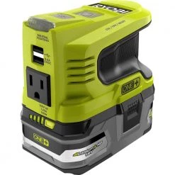 RYOBI (2) 150-Watt Battery Powered Inverter for ONE+ 18V Battery 24 RYOBI (2) 150-Watt Battery Powered Inverter for ONE+ 18V Battery -Outdoor Power Equipment Sales Store ryobi battery generators ryi150bg cmb1 1f 1000