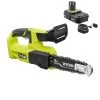 RYOBI ONE+ 18V 8 in. Cordless Battery Pruning Chainsaw with 2.0 Ah Battery and Charger -Outdoor Power Equipment Sales Store ryobi cordless chainsaws p5453 64 1000