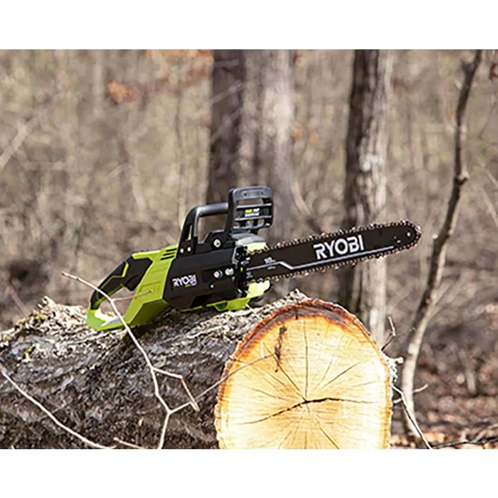 RYOBI 40V HP Brushless 18 in. Cordless Battery Chainsaw with 5.0 Ah Battery and Charger 12 RYOBI 40V HP Brushless 18 in. Cordless Battery Chainsaw with 5.0 Ah Battery and Charger - Image 10