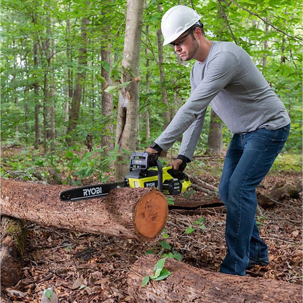 RYOBI 40V HP Brushless 18 in. Cordless Battery Chainsaw with 5.0 Ah Battery and Charger 9 RYOBI 40V HP Brushless 18 in. Cordless Battery Chainsaw with 5.0 Ah Battery and Charger - Image 7
