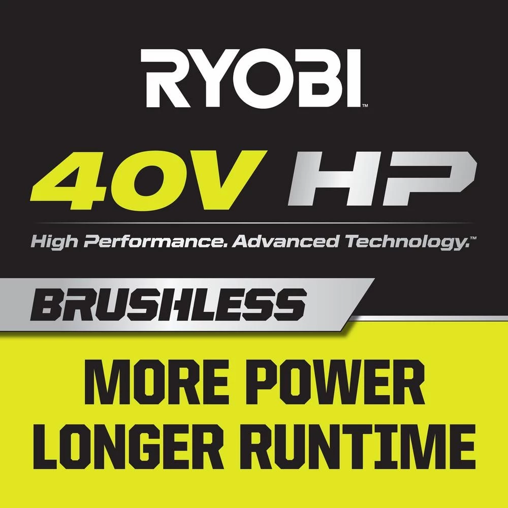RYOBI 40V HP Brushless 18 in. Cordless Battery Chainsaw with 5.0 Ah Battery and Charger 4 RYOBI 40V HP Brushless 18 in. Cordless Battery Chainsaw with 5.0 Ah Battery and Charger - Image 2