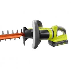 RYOBI 40V 24 in. Cordless Battery Hedge Trimmer with 2.0 Ah Battery and Charger -Outdoor Power Equipment Sales Store ryobi cordless hedge trimmers ry40620 76 1000