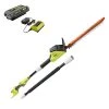 RYOBI 40V 18 in. Cordless Battery Pole Hedge Trimmer with 2.0 Ah Battery and Charger -Outdoor Power Equipment Sales Store ryobi cordless hedge trimmers ry40630 64 1000