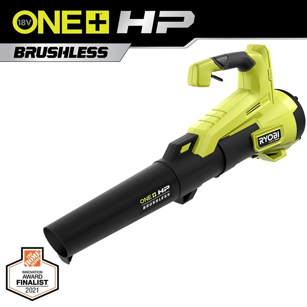 RYOBI ONE+ HP 18V Brushless 110 MPH 350 CFM Cordless Variable-Speed Jet Fan Leaf Blower (Tool Only) 3 RYOBI ONE+ HP 18V Brushless 110 MPH 350 CFM Cordless Variable-Speed Jet Fan Leaf Blower (Tool Only)