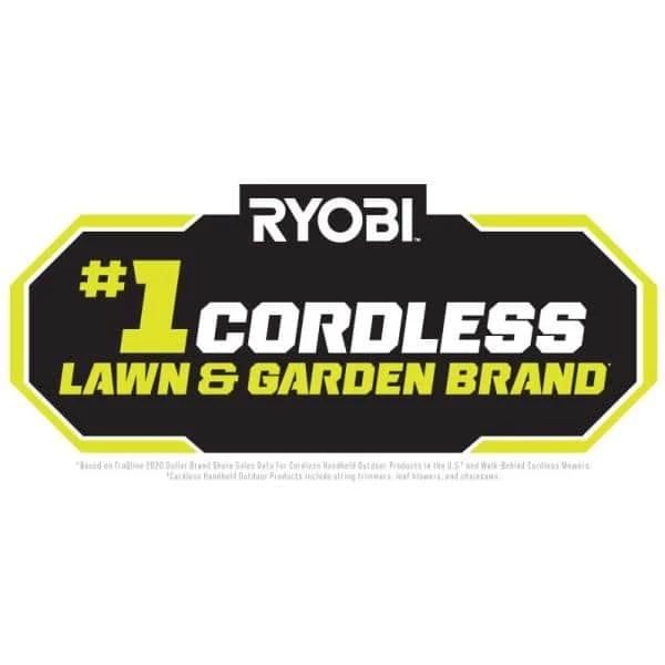 RYOBI ONE+ 18V 90 MPH 200 CFM Cordless Battery Leaf Blower/Sweeper with 2.0 Ah Battery and Charger 4 RYOBI ONE+ 18V 90 MPH 200 CFM Cordless Battery Leaf Blower/Sweeper with 2.0 Ah Battery and Charger - Image 2