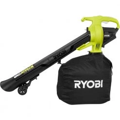 RYOBI 40V Vac Attack Cordless Battery Leaf Vacuum/Mulcher (Tool Only) -Outdoor Power Equipment Sales Store ryobi cordless leaf blowers ry40405btl 4f 1000