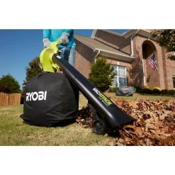 RYOBI 40V Vac Attack Cordless Battery Leaf Vacuum/Mulcher (Tool Only) -Outdoor Power Equipment Sales Store ryobi cordless leaf blowers ry40405btl fa 1000