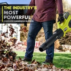 RYOBI 40V HP Brushless Whisper Series 190 MPH 730 CFM Cordless Battery Jet Fan Leaf Blower with (2) 4.0 Ah Batteries & Charger -Outdoor Power Equipment Sales Store ryobi cordless leaf blowers ry404100vnm 66 1000