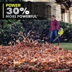 RYOBI 40V HP Brushless Whisper Series 155 MPH 600 CFM Cordless Battery Leaf Blower with 4.0 Ah Battery and Charger -Outdoor Power Equipment Sales Store ryobi cordless leaf blowers ry404130vnm 1d 1000