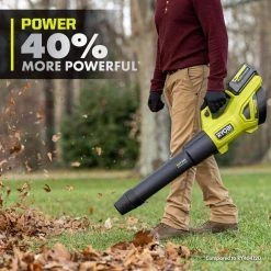 RYOBI 40V HP Brushless Whisper Series 160 MPH 650 CFM Cordless Battery Leaf Blower with 6.0 Ah Battery and Charger -Outdoor Power Equipment Sales Store ryobi cordless leaf blowers ry404140vnm 1d 1000