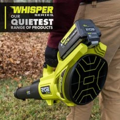 RYOBI 40V HP Brushless Whisper Series 160 MPH 650 CFM Cordless Battery Leaf Blower with 6.0 Ah Battery and Charger -Outdoor Power Equipment Sales Store ryobi cordless leaf blowers ry404140vnm 66 1000