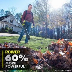 RYOBI 40V HP Brushless Whisper Series 165 MPH 730 CFM Cordless Battery Backpack Blower with (2) 6.0 Ah Batteries and Charger -Outdoor Power Equipment Sales Store ryobi cordless leaf blowers ry404170vnm 1d 1000