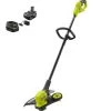 RYOBI ONE+ 18V 13 in. Cordless Battery String Trimmer/Edger with 4.0 Ah Battery and Charger -Outdoor Power Equipment Sales Store ryobi cordless string trimmers p20180vnm 64 1000