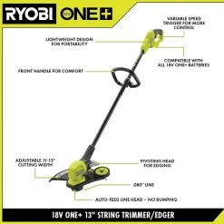 RYOBI ONE+ 18V 13 in. Cordless Battery String Trimmer/Edger with 4.0 Ah Battery and Charger 15 RYOBI ONE+ 18V 13 in. Cordless Battery String Trimmer/Edger with 4.0 Ah Battery and Charger -Outdoor Power Equipment Sales Store ryobi cordless string trimmers p20180vnm a0 1000