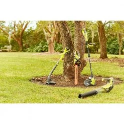 RYOBI ONE+ 18V 10 in. Cordless Battery String Trimmer and Edger with 1.5 Ah Battery and Charger -Outdoor Power Equipment Sales Store ryobi cordless string trimmers p2030 76 1000