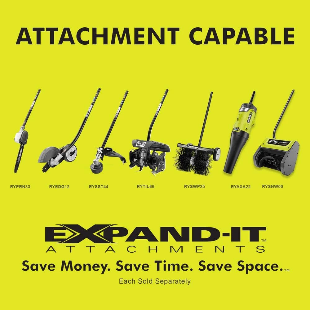 RYOBI 40V Expand-It Cordless Battery Attachment Capable String Trimmer with 4.0 Ah Battery and Charger 7 RYOBI 40V Expand-It Cordless Battery Attachment Capable String Trimmer with 4.0 Ah Battery and Charger - Image 5