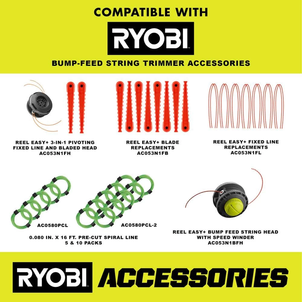 RYOBI 40V Expand-It Cordless Battery Attachment Capable String Trimmer with 4.0 Ah Battery and Charger 13 RYOBI 40V Expand-It Cordless Battery Attachment Capable String Trimmer with 4.0 Ah Battery and Charger - Image 11