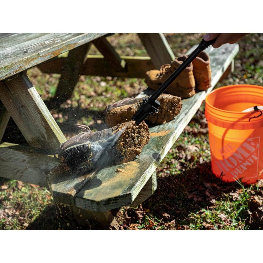 RYOBI ONE+ 18V EZClean 320 PSI 0.8 GPM Cordless Cold Water Power Cleaner (Tool Only) 4 RYOBI ONE+ 18V EZClean 320 PSI 0.8 GPM Cordless Cold Water Power Cleaner (Tool Only) - Image 2