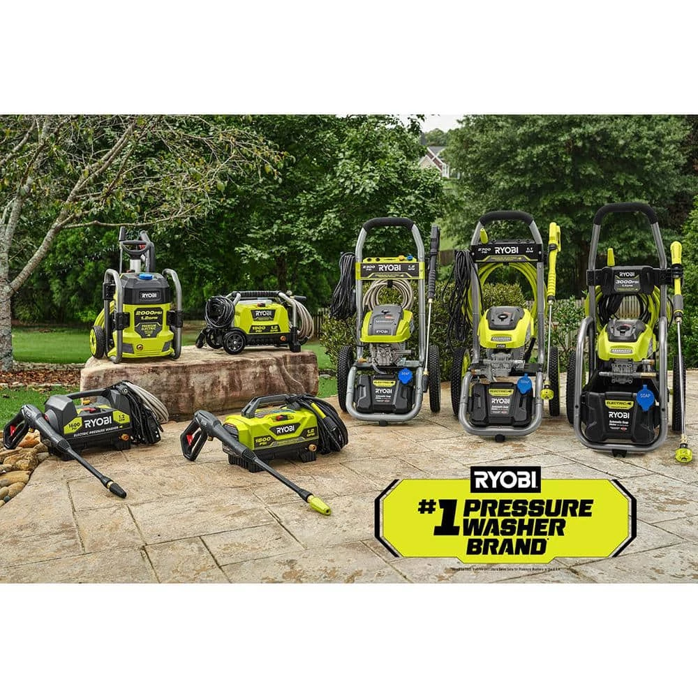 RYOBI 2700 PSI 1.1 GPM Cold Water Electric Pressure Washer 13 RYOBI 2700 PSI 1.1 GPM Cold Water Electric Pressure Washer - Image 11