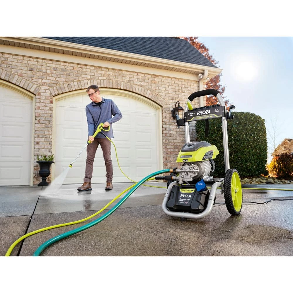 RYOBI 2700 PSI 1.1 GPM Cold Water Electric Pressure Washer 7 RYOBI 2700 PSI 1.1 GPM Cold Water Electric Pressure Washer - Image 5