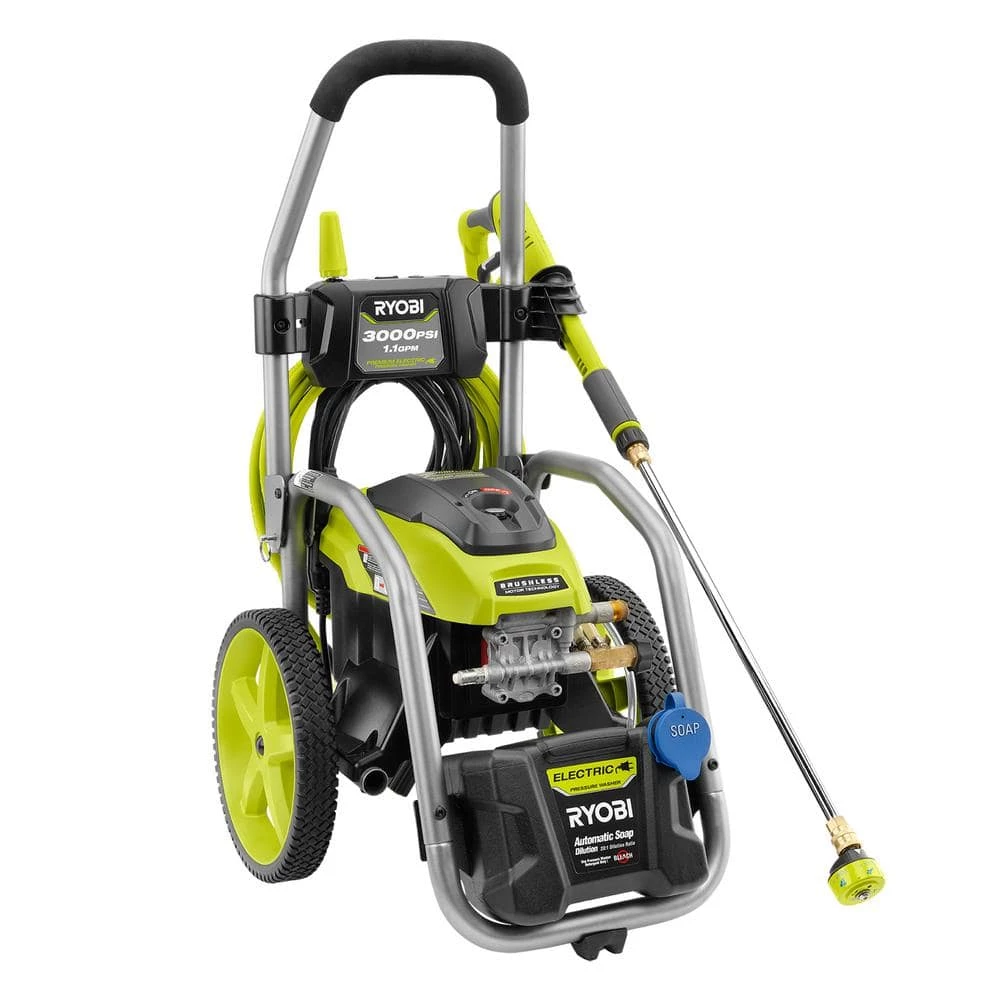 RYOBI 3000 PSI 1.1 GPM Cold Water Electric Pressure Washer 11 RYOBI 3000 PSI 1.1 GPM Cold Water Electric Pressure Washer - Image 9