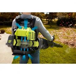 RYOBI 175 MPH 760 CFM 38cc Gas Backpack Leaf Blower -Outdoor Power Equipment Sales Store ryobi gas leaf blowers ry38bp 31 1000