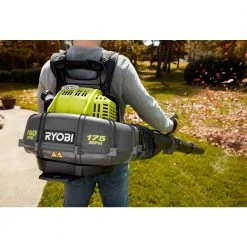 RYOBI 175 MPH 760 CFM 38cc Gas Backpack Leaf Blower -Outdoor Power Equipment Sales Store ryobi gas leaf blowers ry38bp 44 1000