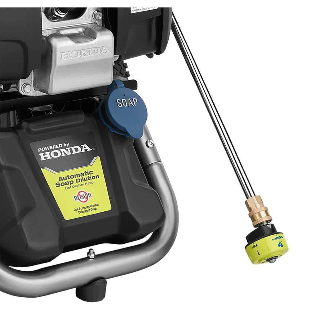 RYOBI 3100 PSI 2.3 GPM Cold Water Gas Pressure Washer Honda 12 RYOBI 3100 PSI 2.3 GPM Cold Water Gas Pressure Washer Honda - Image 10