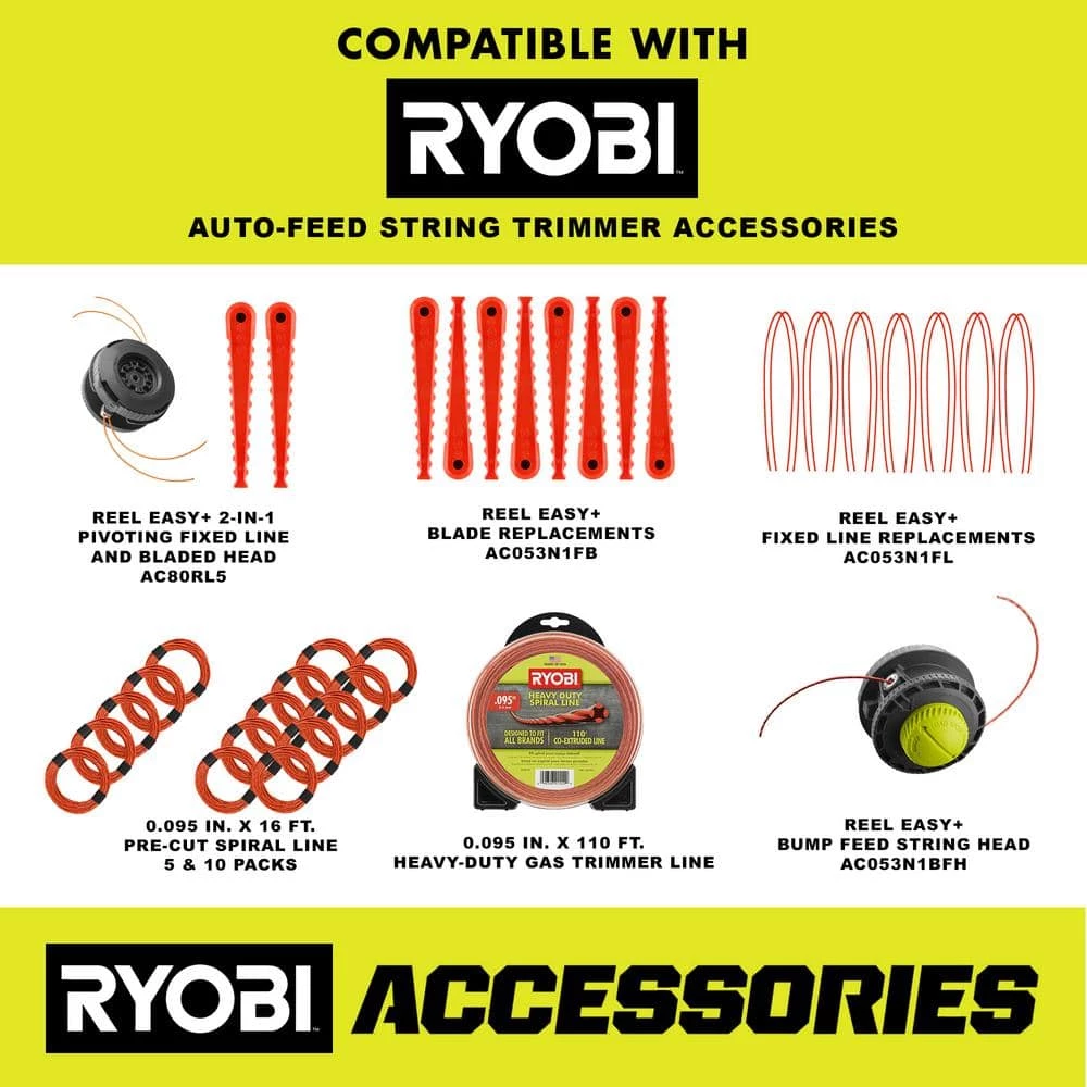 RYOBI 25 cc 2-Stroke Attachment Capable Full Crank Curved Shaft Gas String Trimmer 13 RYOBI 25 cc 2-Stroke Attachment Capable Full Crank Curved Shaft Gas String Trimmer - Image 11