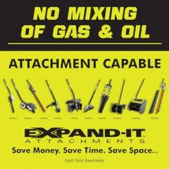 RYOBI 4-Stroke 30 cc Attachment Capable Straight Shaft Gas Trimmer -Outdoor Power Equipment Sales Store ryobi gas string trimmers ry4css 77 1000